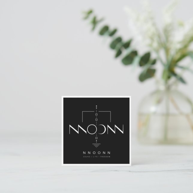 NNOONN LOGO NEW FYRKANTIGT VISITKORT (Stående Fram)