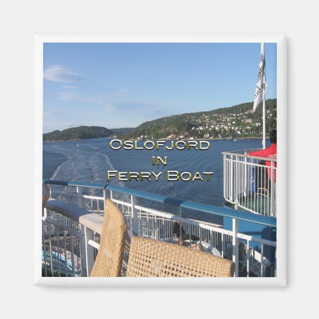 NO057 OSLOFJORD, Oslo Köpenhamns färjebåt, Magnet (Framsidan)