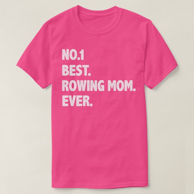 No1 Bästa roterande mamma någonsin T Shirt (Design framsida)