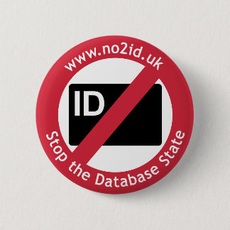 NO2ID Button Badge Knapp