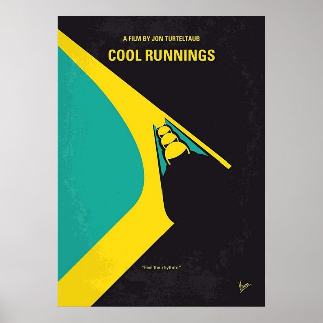No538 COOLA RUNNINGS minimal film Poster (Framsidan)