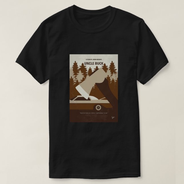 No818 Min farbror Buck-film poster minimalt      T Shirt (Design framsida)