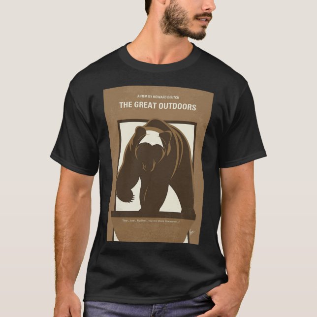 No824 Min Underbara utomhusfilmen poster minimal   T Shirt (Framsida)