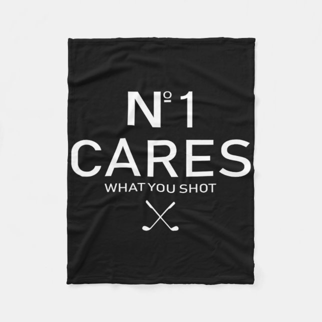 No 1 Cares What You Shot  Fleecefilt (Framsidan)