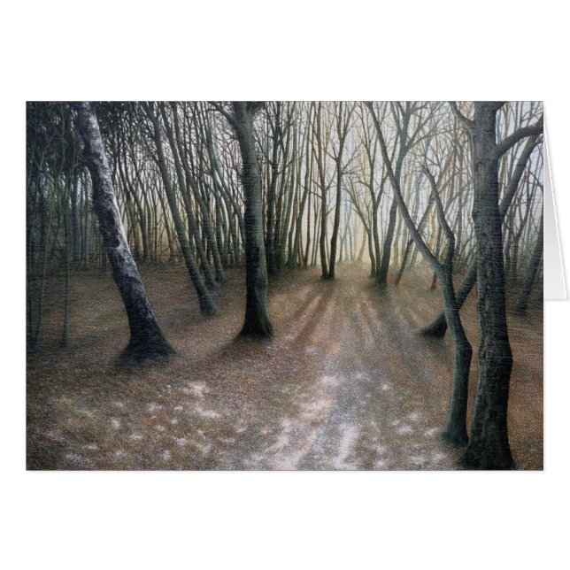 No.2 - "efter snön" vid Ron McGill. Hälsningskort (Framsidan Horizontal)