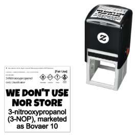 NO 3-NOP by RoseWrites Self Inking Rubber Frimärke Självfärgande Stämpel