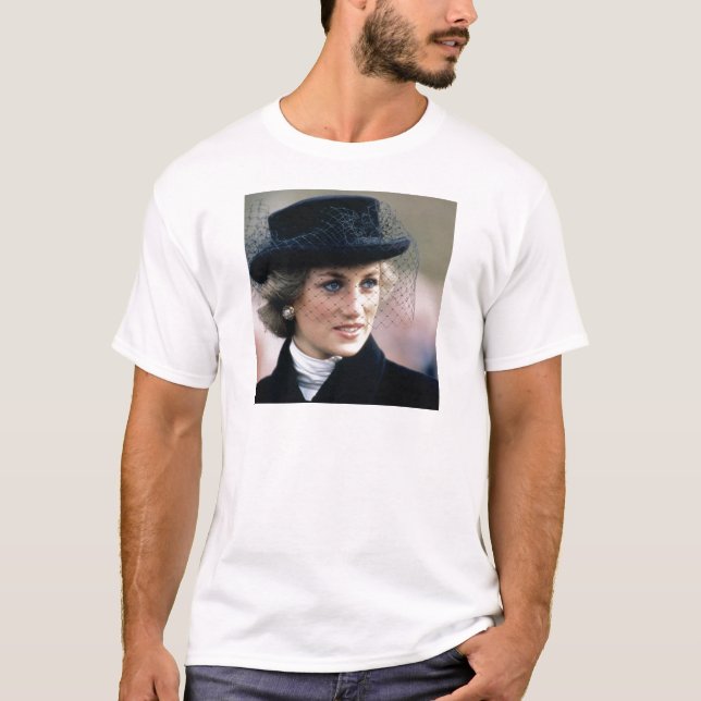 No.44 Princess Diana Frankrike 1988 Tee Shirt (Framsida)