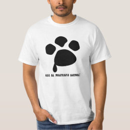 NO AL MALTRATO ANIMAL TEE