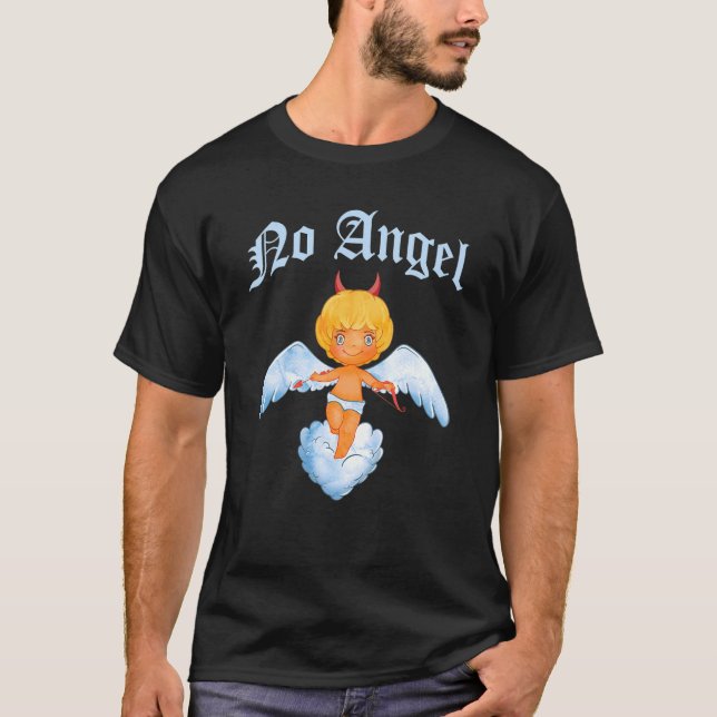 No Angel Cherub T Shirt (Framsida)