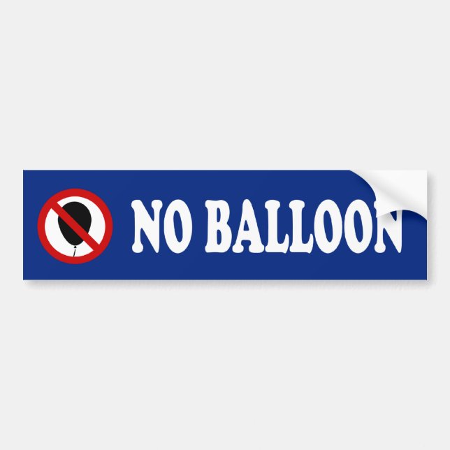 NO Balloon ⚠ Thai-⚠ Bildekal (Framsidan)