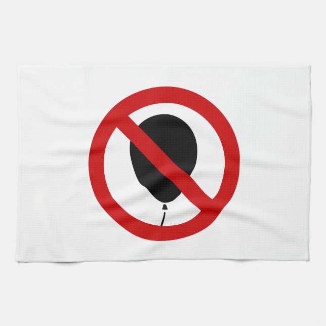 NO Balloon ⚠ Thai-⚠ Kökshandduk (Horisontell)