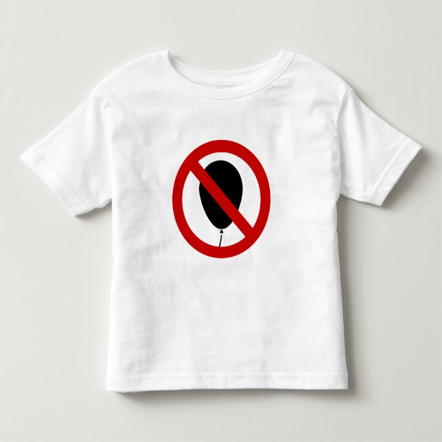 NO Balloon ⚠ Thai-⚠ Tee Shirt (Framsida)