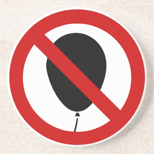 NO Balloon ⚠ Thai-⚠ Underlägg (Framsidan)
