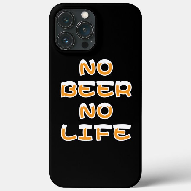 NO BEER NO LIFE Fodral-Mate iphone case (Baksida)