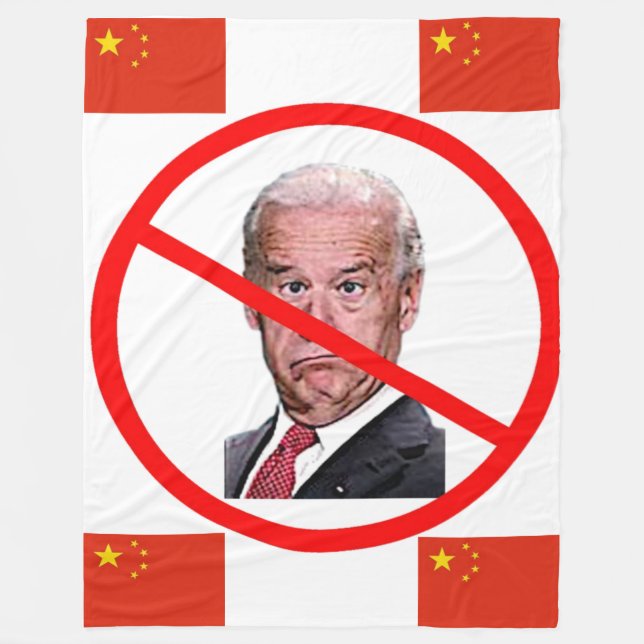 NO BIDEN FLEECEFILT (Framsidan)