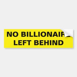 NO BILLIONAIRE LEFT BEHIND BILDEKAL