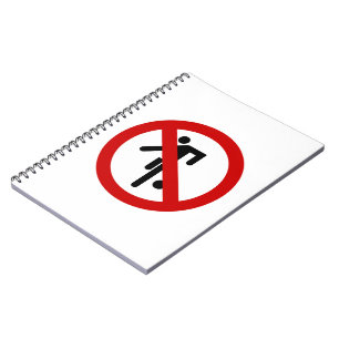 NO Boll Games ⚠ Thai Park Sign ⚠ Anteckningsbok Med Spiral