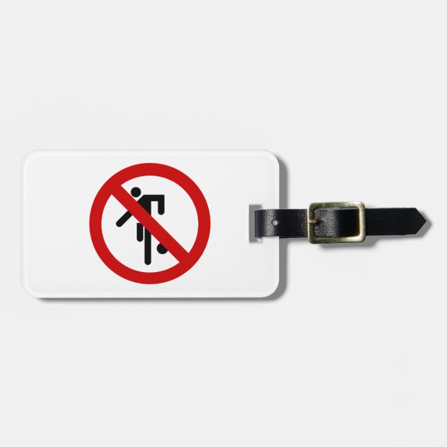 NO Boll Games ⚠ Thai Park Sign ⚠ Bagagebricka (Horisontell Framsida)