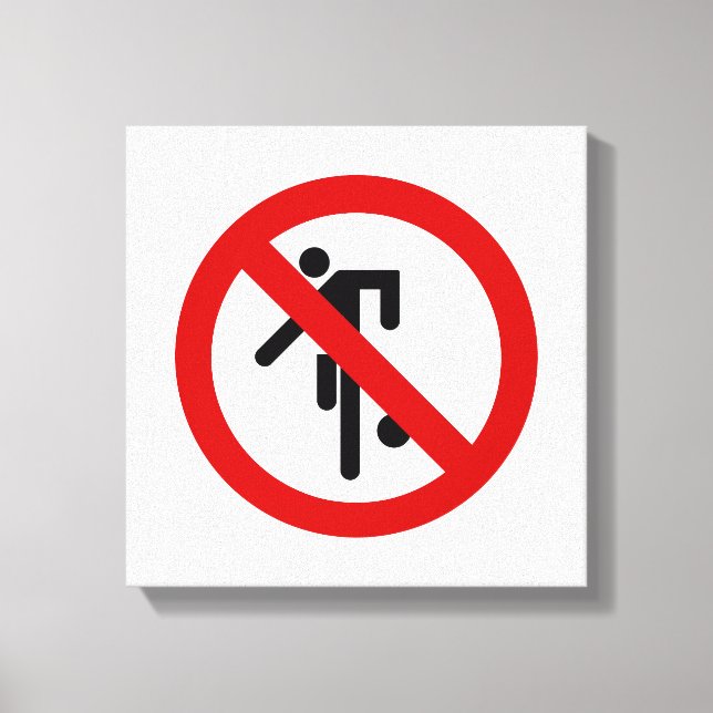 NO Boll Games ⚠ Thai Park Sign ⚠ Canvastryck (Framsida)