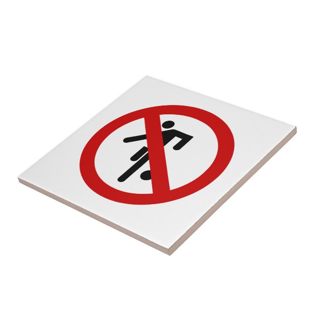 NO Boll Games ⚠ Thai Park Sign ⚠ Kakelplatta (Sidan)