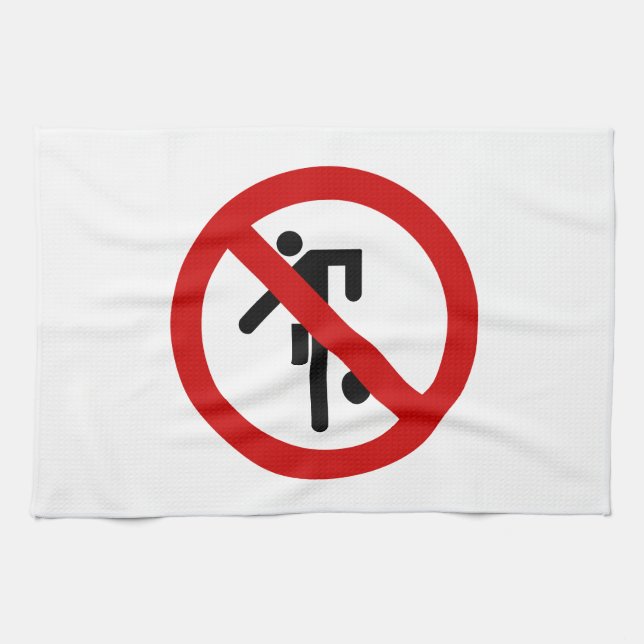 NO Boll Games ⚠ Thai Park Sign ⚠ Kökshandduk (Horisontell)