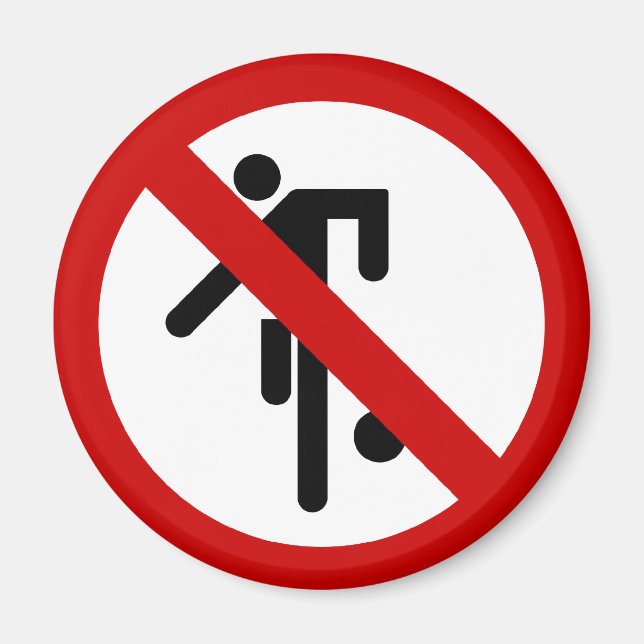 NO Boll Games ⚠ Thai Park Sign ⚠ Magnet (Framsidan)