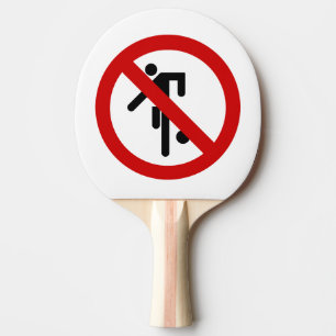 NO Boll Games ⚠ Thai Park Sign ⚠ Pingisracket