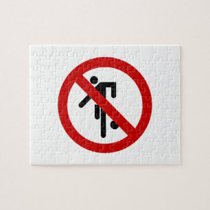 NO Boll Games ⚠ Thai Park Sign ⚠ Pussel