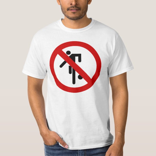 NO Boll Games ⚠ Thai Park Sign ⚠ T Shirt (Framsida)