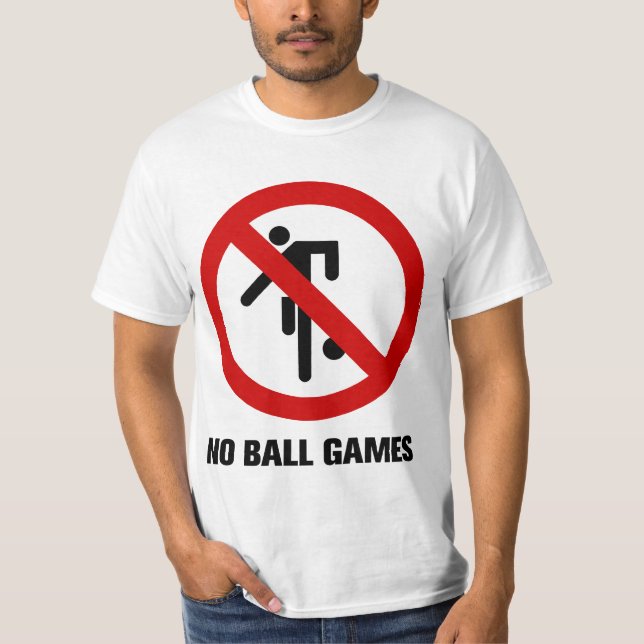 NO Boll Games ⚠ Thai Park Sign ⚠ Tee (Framsida)