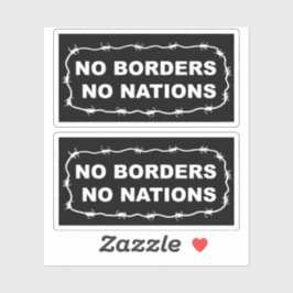 No Borders No Nations Sticker Pack Klistermärken