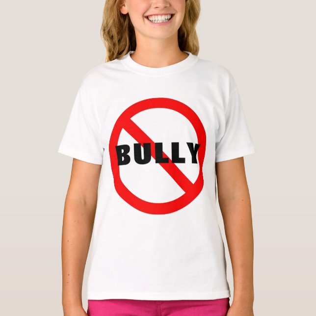 No Bully Shirt Tee Shirt (Framsida)