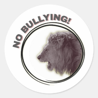 No bullying - raise your voice! runt klistermärke
