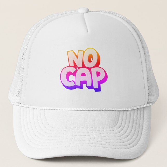 "NO CAP" hat Keps (Framsida)