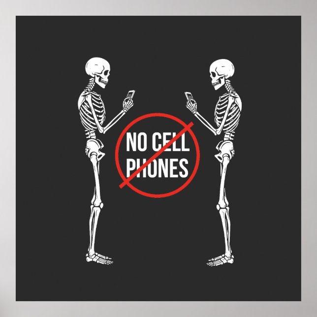 No cell Phones sign. Poster (Framsidan)