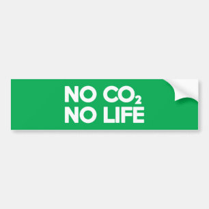 NO CO2 NO LIFE BILDEKAL