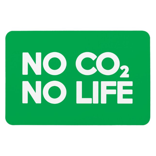 NO CO2 NO LIFE MAGNET (Horisontell)