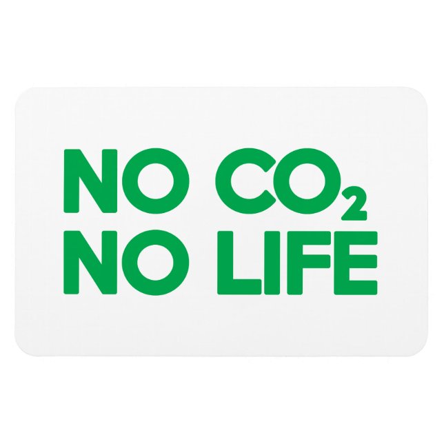 NO CO2 NO LIFE MAGNET (Horisontell)