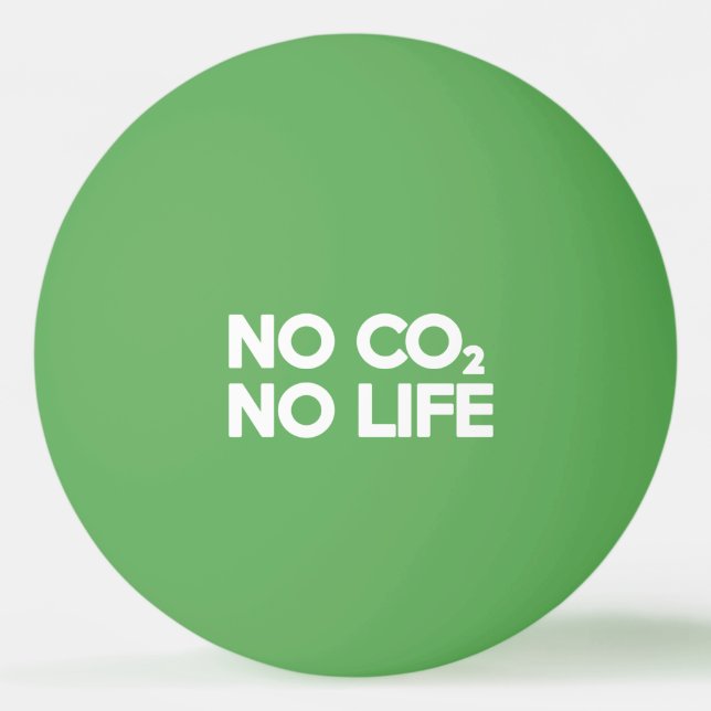 NO CO2 NO LIFE PINGISBOLL (Framsidan)