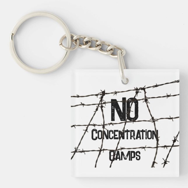 No Concentration Camps Keychain (Framsidan)