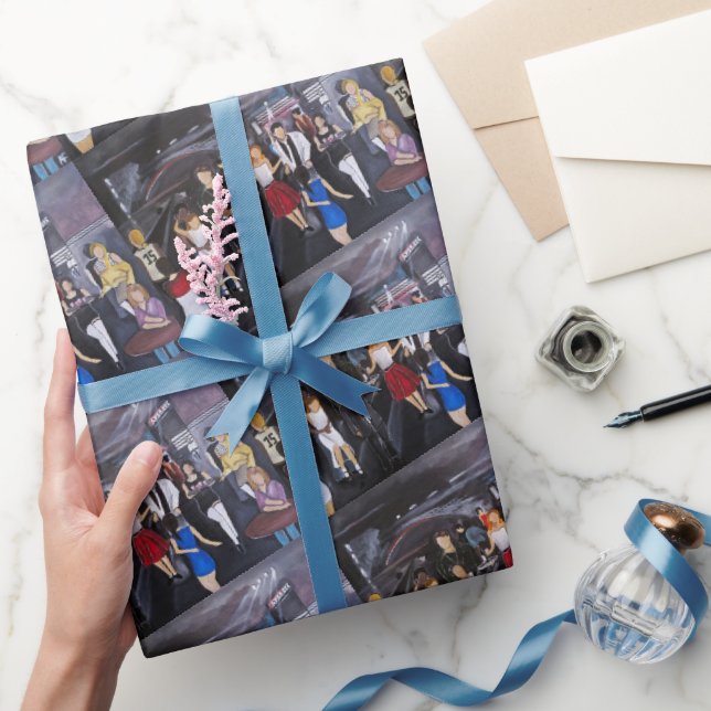 No Control Painting by Alfred Fox Presentpapper (Gifting)