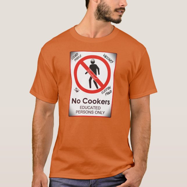 No Cookers boy friends vintage T Shirt (Framsida)
