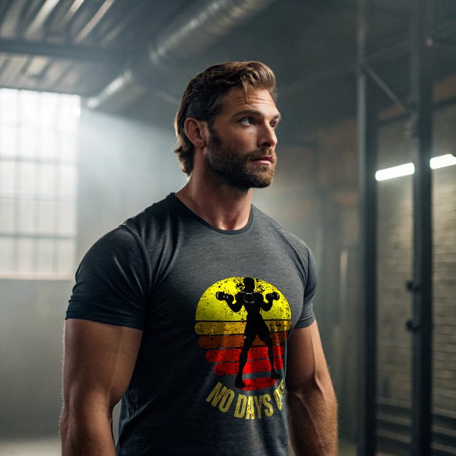 No Days Off Gym T-Shirt | Alpha Warrior Workout  (Skapare uppladdad)
