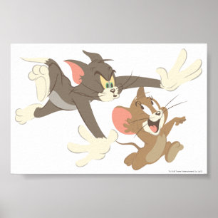 No-disline Tom och Jerry Chase Poster