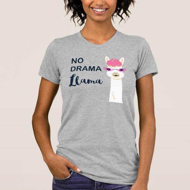 No Drama Lama T Shirt (Framsida)
