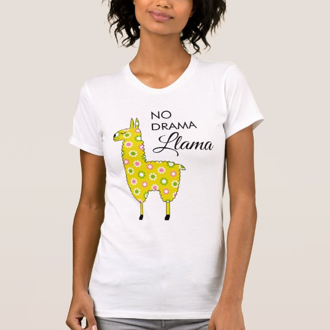 No Drama Lama T Shirt (Framsida)