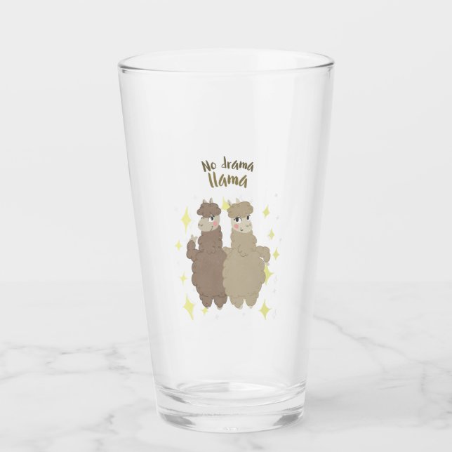NO DRAMA LLAMA GLASKOPP (Framsida)