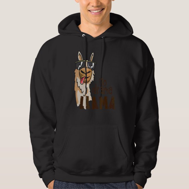 No Drama Llama Hoodie (Framsida)