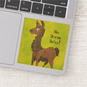 No Drama LLama Klistermärken
