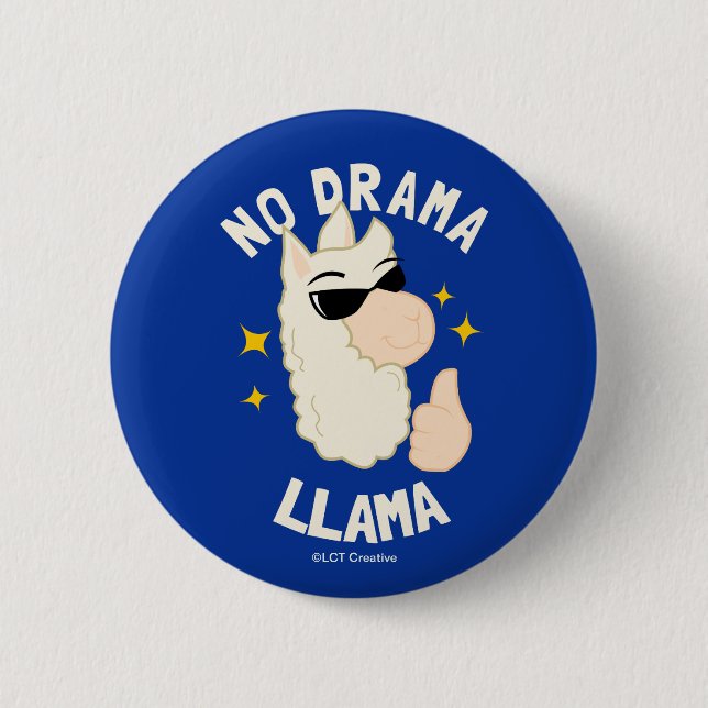 No Drama Llama Knapp (Framsida)